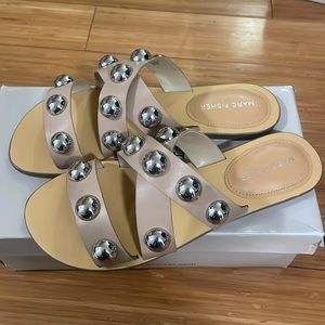 Marc Fisher Bryte 2 Sandal Beige/Tan/Nude size 7.5 never worn